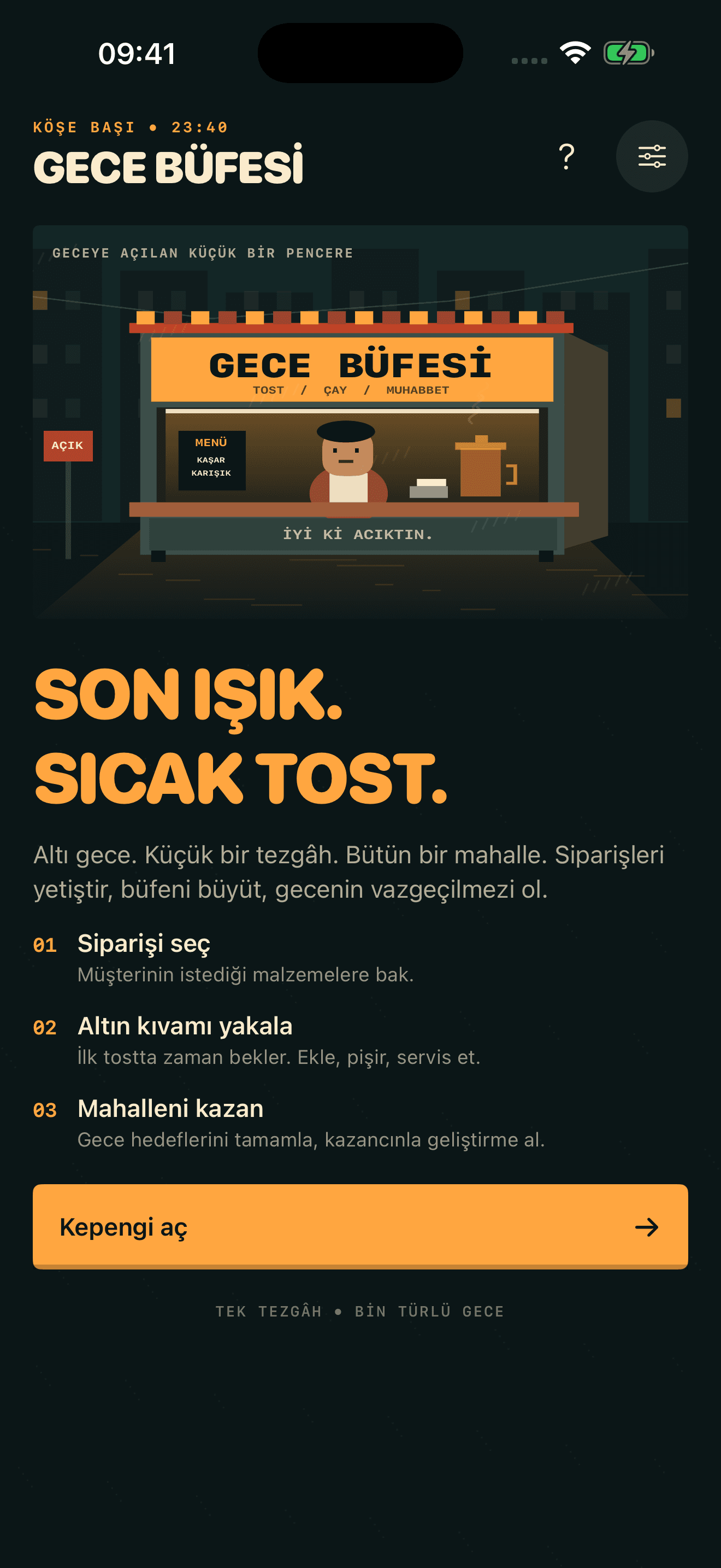 Gece Büfesi — Oyunun içinden